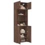 Armario de madera ingeniería marrón roble 70x42,5x225 cm de , Aparadores - Ref: Foro24-3281321, Precio: 205,91 €, Descuento: %