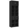 Schwarzer Holzschrank aus Ingenieurholz, 70x42,5x225 cm. von , Sideboards - Ref: Foro24-3281337, Preis: 197,71 €, Rabatt: %