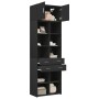 Armario de madera de ingeniería negro 70x42,5x225 cm de , Aparadores - Ref: Foro24-3281337, Precio: 201,80 €, Descuento: %