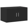 Schwarzer Holzschrank aus Ingenieurholz, 70x42,5x225 cm. von , Sideboards - Ref: Foro24-3281337, Preis: 197,71 €, Rabatt: %