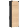Armario de madera de ingeniería negro 70x42,5x225 cm de , Aparadores - Ref: Foro24-3281337, Precio: 201,80 €, Descuento: %