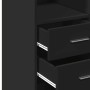 Armario de madera de ingeniería negro 70x42,5x225 cm de , Aparadores - Ref: Foro24-3281337, Precio: 201,80 €, Descuento: %