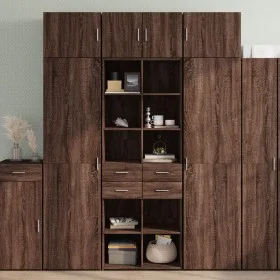 Armario de madera ingeniería marrón roble 70x42,5x225 cm de , Aparadores - Ref: Foro24-3281342, Precio: 213,32 €, Descuento: %