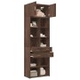 Armario de madera ingeniería marrón roble 70x42,5x225 cm de , Aparadores - Ref: Foro24-3281342, Precio: 217,95 €, Descuento: %