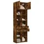 Armario de madera de ingeniería roble ahumado 70x42,5x225 cm de , Aparadores - Ref: Foro24-3281340, Precio: 210,88 €, Descuen...
