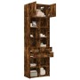Armario de madera de ingeniería roble ahumado 70x42,5x225 cm de , Aparadores - Ref: Foro24-3281340, Precio: 213,37 €, Descuen...