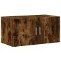 Armario de madera de ingeniería roble ahumado 80x42,5x225 cm de , Aparadores - Ref: Foro24-3281354, Precio: 244,46 €, Descuen...