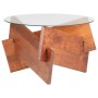 Mesa de centro de madera maciza de acacia 66 cm en Mesas de centro | Comprar online en Foru.es