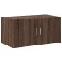 Engineered wood brown oak wardrobe 80x42.5x225 cm by , Sideboards - Ref: Foro24-3281349, Price: 236,16 €, Discount: %