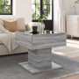 Mesa de centro y LED madera ingeniería gris Sonoma 50x50x45 cm de , Mesas de centro - Ref: Foro24-847530, Precio: 90,69 €, De...