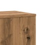 Soportes de planta madera ingeniería roble artisian 33x33x100cm de , Soportes para macetas - Ref: Foro24-852959, Precio: 55,9...