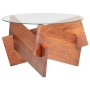 Mesa de centro de madera maciza de acacia 66 cm en Mesas de centro | Comprar online en Foru.es