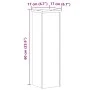 Soporte de plantas 2 uds madera ingeniería blanco 17x17x60 cm de , Soportes para macetas - Ref: Foro24-852933, Precio: 49,65 ...