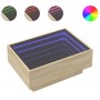 Mesa de centro y LED madera ingeniería roble Sonoma 70x50x30 cm de , Mesas de centro - Ref: Foro24-847513, Precio: 105,10 €, ...