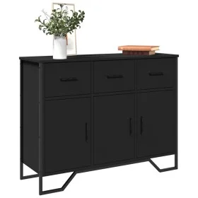 Aparador madera de ingeniería negro 97x32,5x74,5 cm de , Aparadores - Ref: Foro24-848559, Precio: 146,34 €, Descuento: %