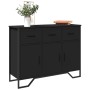 Aparador madera de ingeniería negro 97x32,5x74,5 cm de , Aparadores - Ref: Foro24-848559, Precio: 137,34 €, Descuento: %