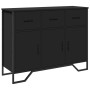 Aparador madera de ingeniería negro 97x32,5x74,5 cm de , Aparadores - Ref: Foro24-848559, Precio: 137,34 €, Descuento: %