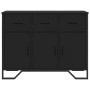 Aparador madera de ingeniería negro 97x32,5x74,5 cm de , Aparadores - Ref: Foro24-848559, Precio: 137,34 €, Descuento: %