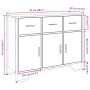 Aparador madera de ingeniería negro 97x32,5x74,5 cm de , Aparadores - Ref: Foro24-848559, Precio: 137,34 €, Descuento: %