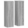 Soportes de plantas 2 uds madera gris Sonoma 17x17x60 cm de , Soportes para macetas - Ref: Foro24-852938, Precio: 43,56 €, De...