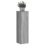 Soportes de plantas 2 uds madera gris Sonoma 17x17x60 cm de , Soportes para macetas - Ref: Foro24-852938, Precio: 43,56 €, De...