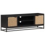 Mueble para TV de madera maciza de mango 120x30x40 cm en Muebles TV | Comprar online en Foru.es