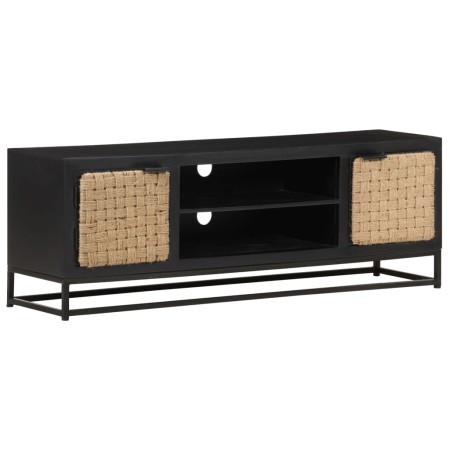 Mueble para TV de madera maciza de mango 120x30x40 cm en Muebles TV | Comprar online en Foru.es