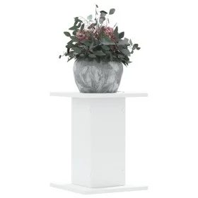 Soportes de plantas 2 uds madera ingeniería blanco 30x30x40 cm de , Soportes para macetas - Ref: Foro24-3307846, Precio: 45,9...