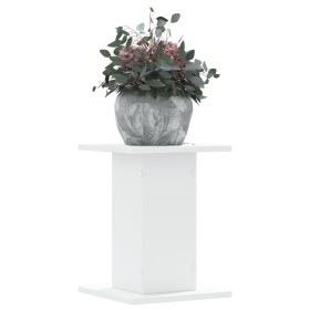 Soportes de plantas 2 uds madera ingeniería blanco 30x30x40 cm de , Soportes para macetas - Ref: Foro24-3307846, Precio: 42,4...