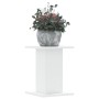 Soportes de plantas 2 uds madera ingeniería blanco 30x30x40 cm de , Soportes para macetas - Ref: Foro24-3307846, Precio: 42,4...