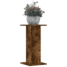 Soportes de plantas 2 uds madera roble ahumado 30x30x60 cm de , Soportes para macetas - Ref: Foro24-3307859, Precio: 53,93 €,...