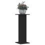 Soportes de plantas 2 uds madera ingeniería negro 30x30x80 cm de , Soportes para macetas - Ref: Foro24-3307865, Precio: 90,87...
