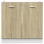 Armario inferior de fregadero madera ingeniería 80x46x81,5 cm de , Armarios de cocina - Ref: Foro24-849612, Precio: 76,40 €, ...
