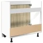 Armario inferior de fregadero madera ingeniería 80x46x81,5 cm de , Armarios de cocina - Ref: Foro24-849612, Precio: 76,40 €, ...