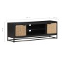 Mueble para TV de madera maciza de mango 120x30x40 cm en Muebles TV | Comprar online en Foru.es