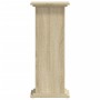 Soportes de plantas madera ingeniería roble Sonoma 33x33x80 cm de , Soportes para macetas - Ref: Foro24-852971, Precio: 42,62...