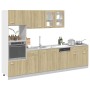 Set de muebles de cocina 7 pzas madera ingeniería roble Sonoma de , Armarios de cocina - Ref: Foro24-3307653, Precio: 599,33 ...