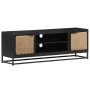 Mueble para TV de madera maciza de mango 120x30x40 cm en Muebles TV | Comprar online en Foru.es
