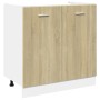 Set de muebles de cocina 7 pzas madera ingeniería roble Sonoma de , Armarios de cocina - Ref: Foro24-3307653, Precio: 599,33 ...