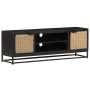 Mueble para TV de madera maciza de mango 120x30x40 cm en Muebles TV | Comprar online en Foru.es
