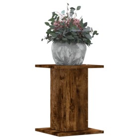 Soportes para plantas 2 uds madera roble ahumado 30x30x40 cm de , Soportes para macetas - Ref: Foro24-3307850, Precio: 50,66 ...