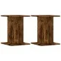 Soportes para plantas 2 uds madera roble ahumado 30x30x40 cm de , Soportes para macetas - Ref: Foro24-3307850, Precio: 49,53 ...