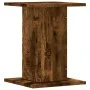 Soportes para plantas 2 uds madera roble ahumado 30x30x40 cm de , Soportes para macetas - Ref: Foro24-3307850, Precio: 49,53 ...