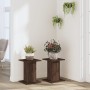 Soportes para plantas 2 uds madera marrón roble 30x30x40 cm de , Soportes para macetas - Ref: Foro24-3307852, Precio: 48,78 €...