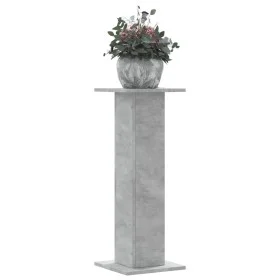 Soportes para plantas 2 uds madera gris hormigón 30x30x80 cm de , Soportes para macetas - Ref: Foro24-3307867, Precio: 62,52 ...