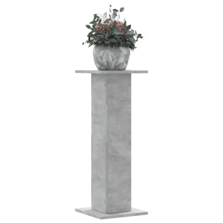 Soportes para plantas 2 uds madera gris hormigón 30x30x80 cm de , Soportes para macetas - Ref: Foro24-3307867, Precio: 62,52 ...