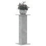 Soportes para plantas 2 uds madera gris hormigón 30x30x80 cm de , Soportes para macetas - Ref: Foro24-3307867, Precio: 62,52 ...