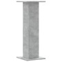 Soportes para plantas 2 uds madera gris hormigón 30x30x80 cm de , Soportes para macetas - Ref: Foro24-3307867, Precio: 63,33 ...