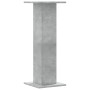 Soportes para plantas 2 uds madera gris hormigón 30x30x80 cm de , Soportes para macetas - Ref: Foro24-3307867, Precio: 63,33 ...