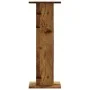 Soportes para plantas 2 uds madera roble envejecido 30x30x80 cm de , Soportes para macetas - Ref: Foro24-3307871, Precio: 81,...